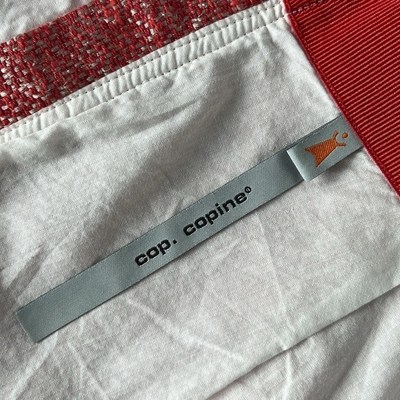 Cop.Copine Publier A-Line Red Pink Mini Skirt Linen Blend Tweed Sz 38 (M) - Picture 14 of 16